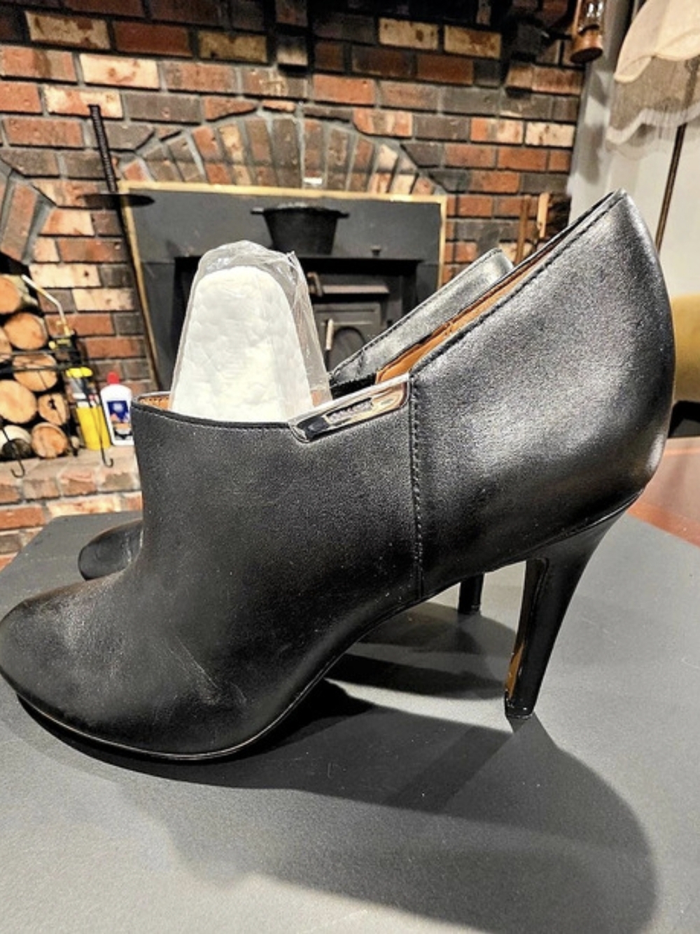 Coach Seneca Black Leather Ankle Boots US 9.5B